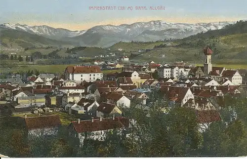 Immenstadt Panorama feldpgl1916 126.223