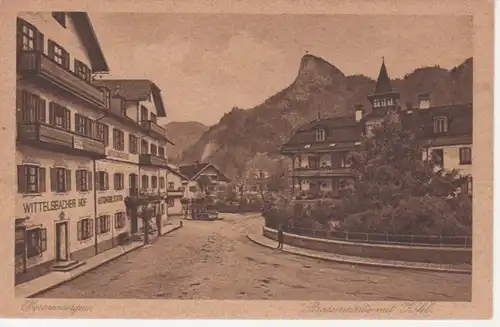 Oberammergau Straßenpartie mit Kofel ngl 203.441