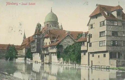 Nürnberg Partie an der Insel Schütt gl1912 124.804