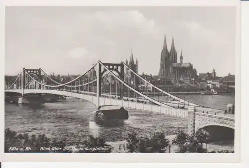 Köln Blick über die Hindenburgbrücke ngl 201.916
