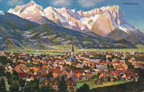 Partenkirchen Panorama gl1931 128.222