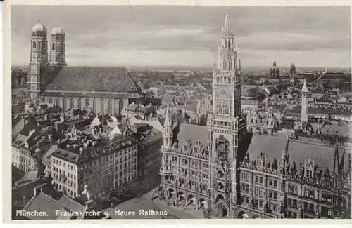 München Frauenkirche Neues Rathaus gl1935? B7812