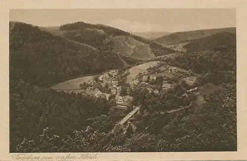 Treseburg (Harz) Blick vom weißen Hirsch ngl 125.110
