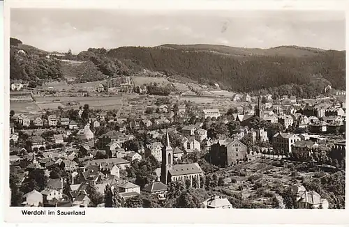 Werdohl im Sauerland Teilansicht ngl C1519