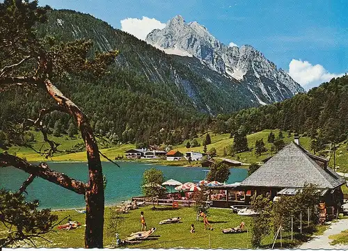 Mittenwald Lautersee Wettersteinspitze gl1976 126.041