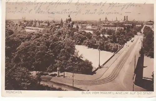 München Blick vom Maximilianeum gl1929 B7536