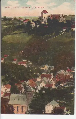 Bergisch Land Burg/Wupper Panorama gl1912 99.677