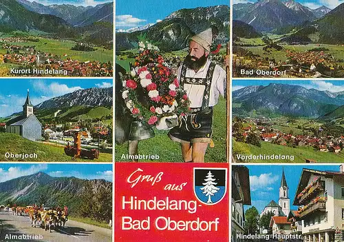 Hindelang-Bad Oberdorf Teilansichten gl1987 126.475