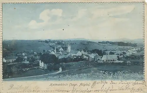 Heimenkirch Panorama glca.1910 126.516