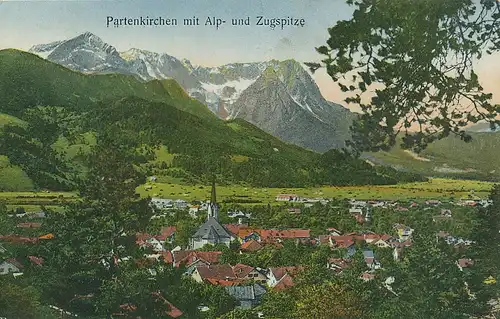 Partenkirchen Panorama gl1936 128.250