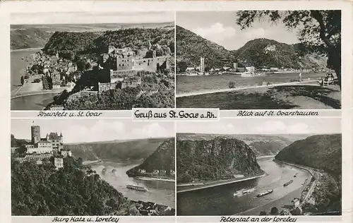 St. Goar a.Rh. Teilansichten gl1950 133.847