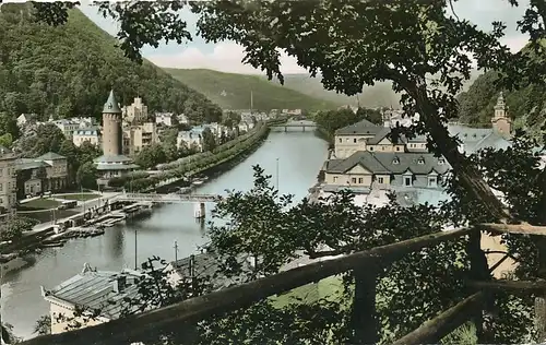 Bad Ems Blick auf das Kurviertel gl1958 133.867