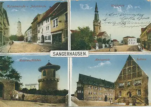 Sangerhausen Teilansichten gl1928 125.160