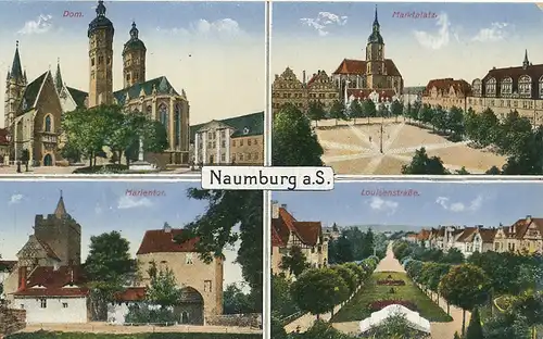 Naumburg (Saale) Teilansichten feldpgl1916 125.170