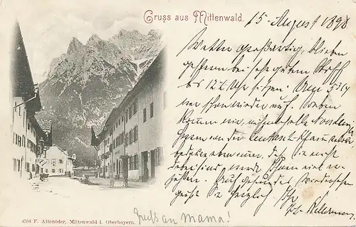 Mittenwald Straßenpartie gl1898 126.093