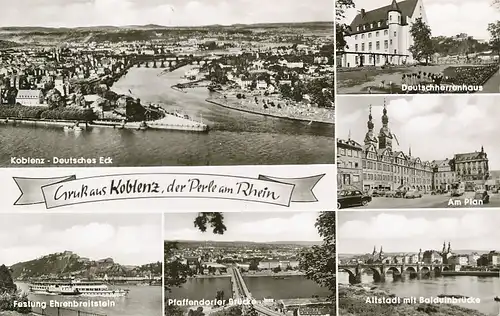 Koblenz Teilansichten Panorama ngl 133.941