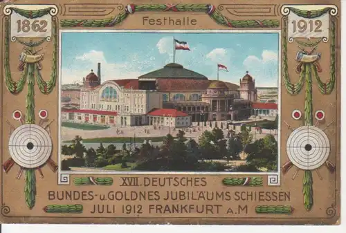 Frankfurt Jubiläums-Schießen Festhalle gl1912 98.014