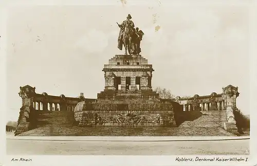 Koblenz Kaiser-Wilhelm-Denkmal gl1930 133.968
