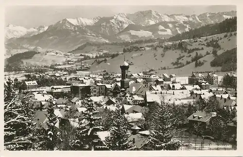 Immenstadt Panorama im Winter ngl 126.204