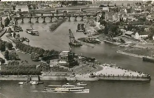 Koblenz Deutsches Eck glca.1960 133.988