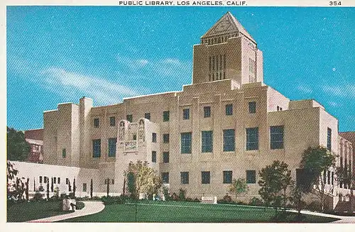 Los Angeles Calif. Public Library ngl B9463