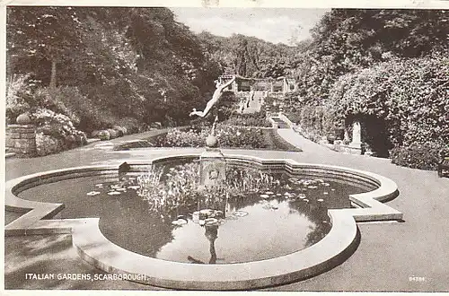 Italian Gardens, Scarborough gl~1930? B9430
