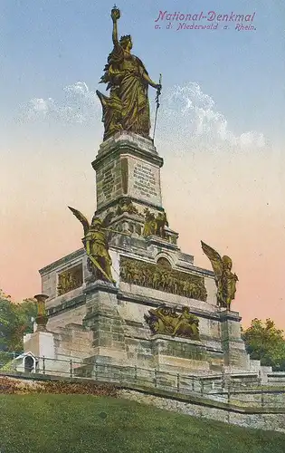 National-Denkmal a.d. Niederwald a. Rhein ngl 134.037