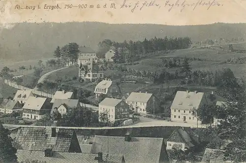 Altenberg im Erzgebirge Teilansicht gl1916 127.581