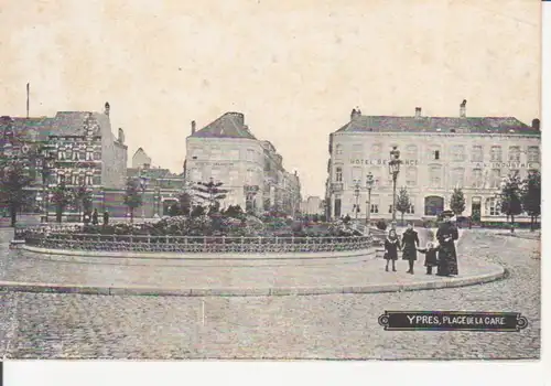 Ypern Bahnhofsplatz feldpgl1915 204.044