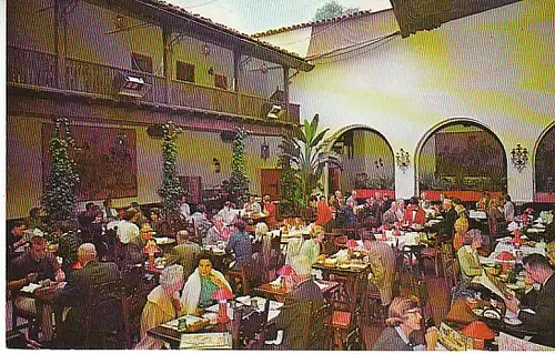 Santa Barbera CA. Histor. El Paseo Restaurant ngl B9907