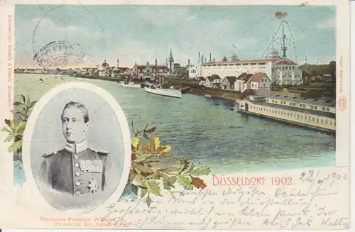 Düsseldorf Ausstellung 1902 Panorama gl1902 98.531