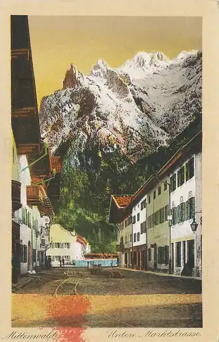 Mittenwald Untere Marktstraße ngl 126.133