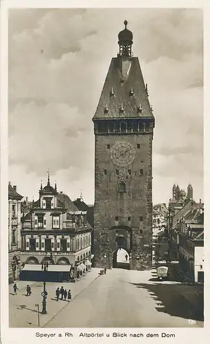 Speyer Altpörtel und Dom-Blick ngl 131.501