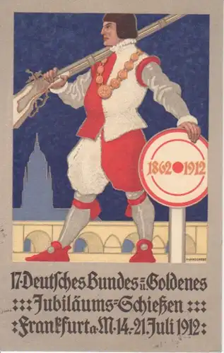 Frankfurt a.M. Jubiläums-Schießen gl1912 97.995