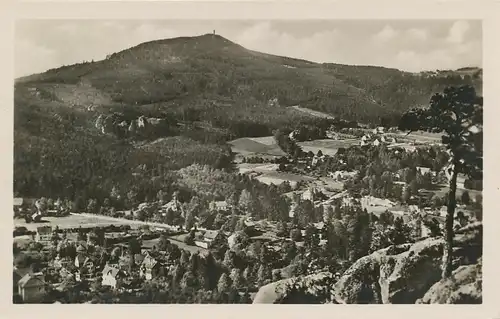 Oybin - Panorama mit Zittauer Gebirge ngl 127.670