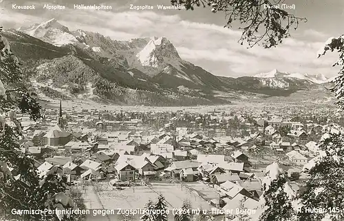 Garmisch-Partenkirchen Panorama gl1959 127.993