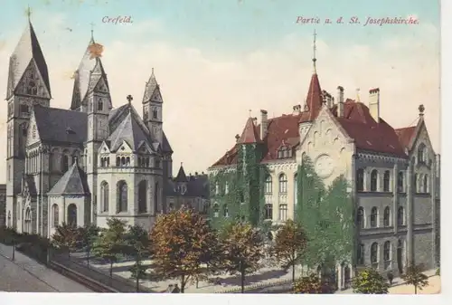 Krefeld Partie a.d. St. Josephskirche gl1911 98.633