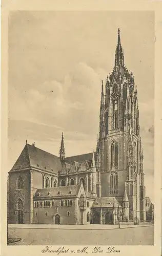 Frankfurt a.M. Der Dom ngl 132.122