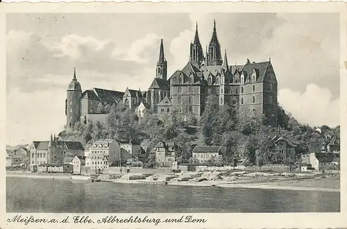 Meissen Albrechtsburg und Dom gl1936 127.576