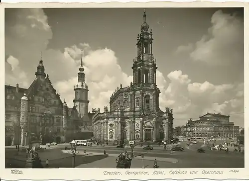 Dresden Georgentor Schloss Hofkirche Oper ngl 127.430