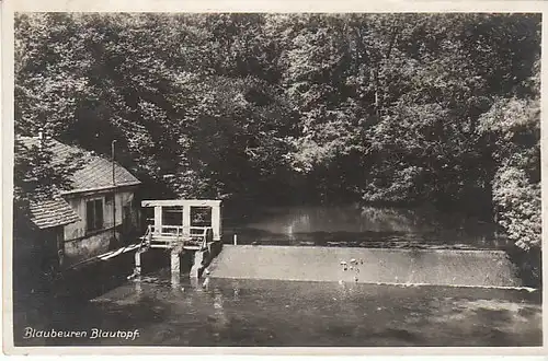 Blaubeuren Blautopf gl1927? C1234