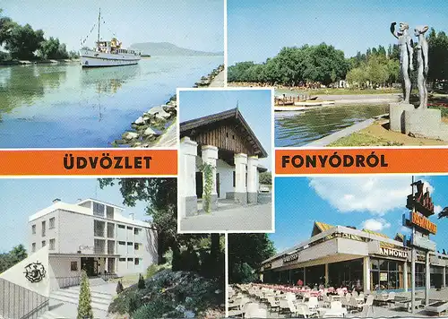 Fonyód Teilansichten gl1978 130.043