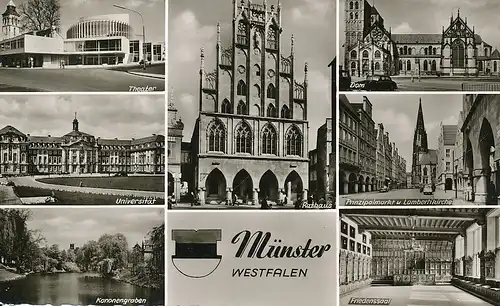 Münster Teilansichten gl1958 132.870