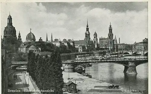 Dresden Elbe-Hauptansicht gl1938 127.372