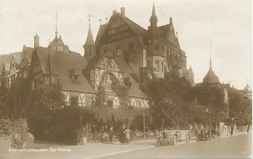 Aßmannshausen a.Rh. Haus zur Krone ngl 130.096