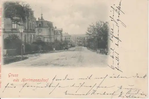 Hartmannsdorf Straßenpartie gl1899 97.605