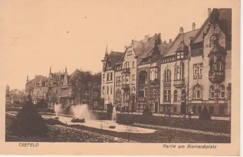 Krefeld Partie am Bismarckplatz gl1924 98.608