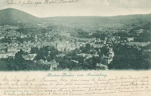 Baden-Baden vom Friesenberg gl1901 132.918