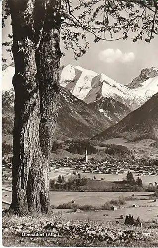 Oberstdorf Allg. in seiner Landschaft gl1961 C1359