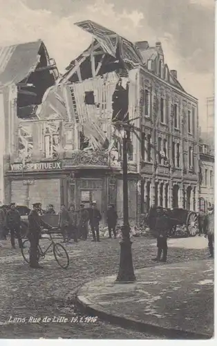 Lens Rue de Lille Zerstörtes Haus ngl 200.983